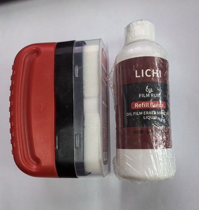 Car Glass Cleaning Sponge — Oil Film & Dirt Remover | Universal Fit