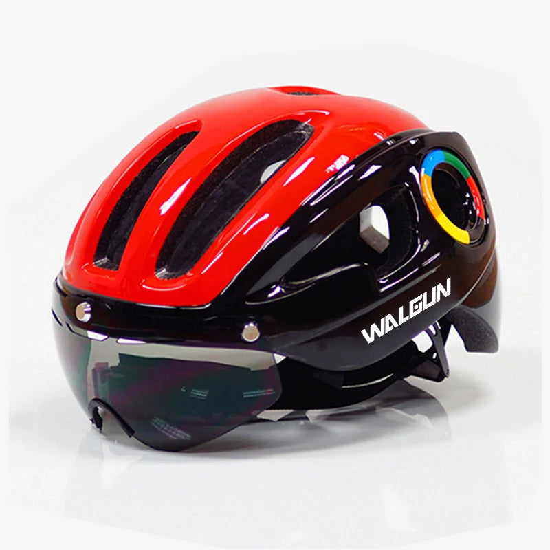 Ultraleve Capacete de Bicicleta para Homens Road Mtb Mountain Bike Capacete Lentes Óculos Equipamento de Ciclismo 9 Ventilações Casco Ciclismo