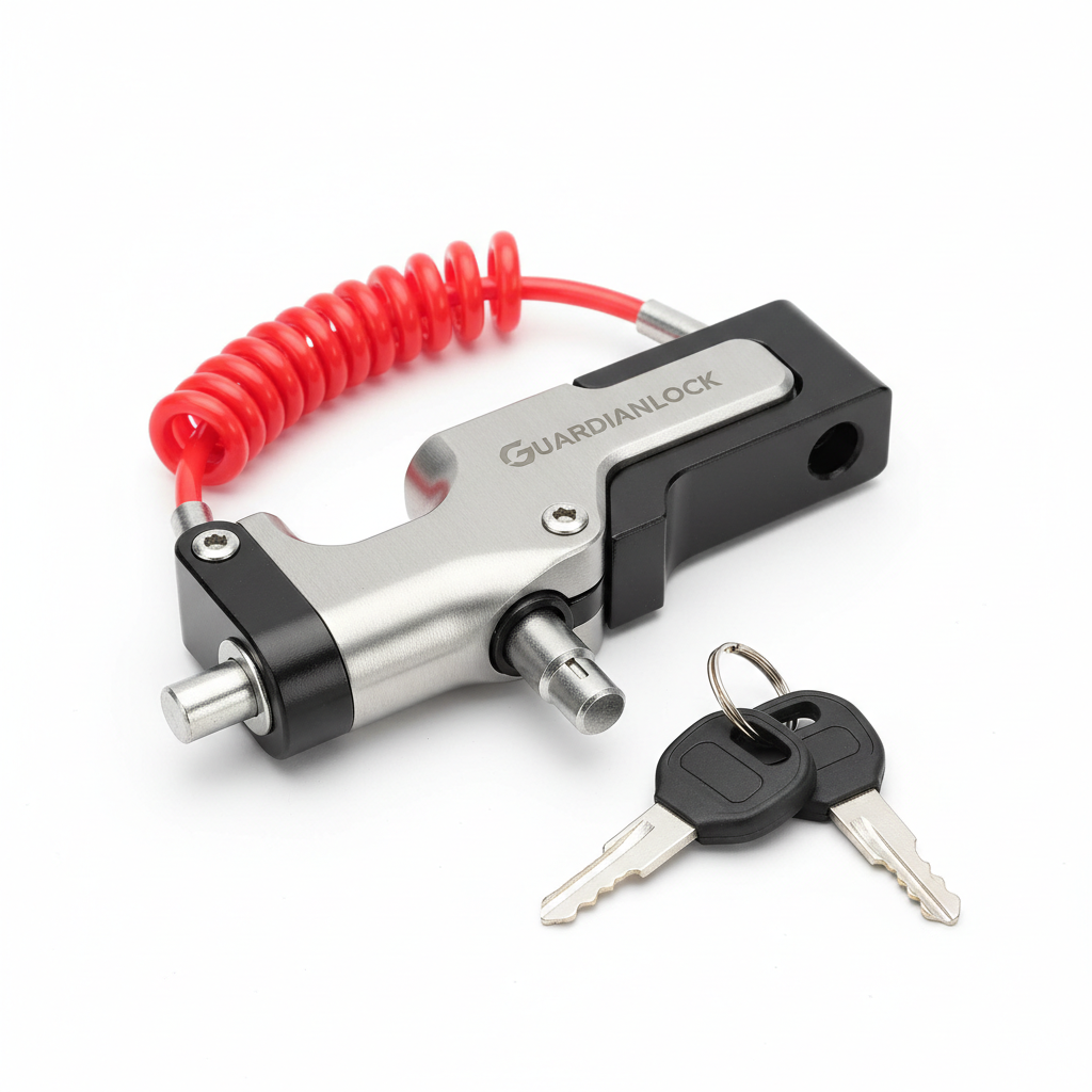 Anti-Theft Disc Brake Lock