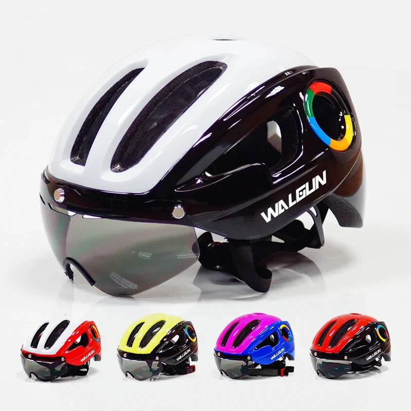 Ultraleve Capacete de Bicicleta para Homens Road Mtb Mountain Bike Capacete Lentes Óculos Equipamento de Ciclismo 9 Ventilações Casco Ciclismo
