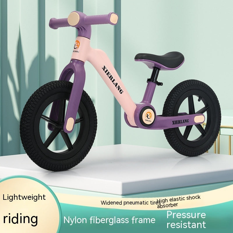 Kids Foldable Balance Bike — Pedal-Free | Ages 4–6 | Nylon & Fiberglass Frame