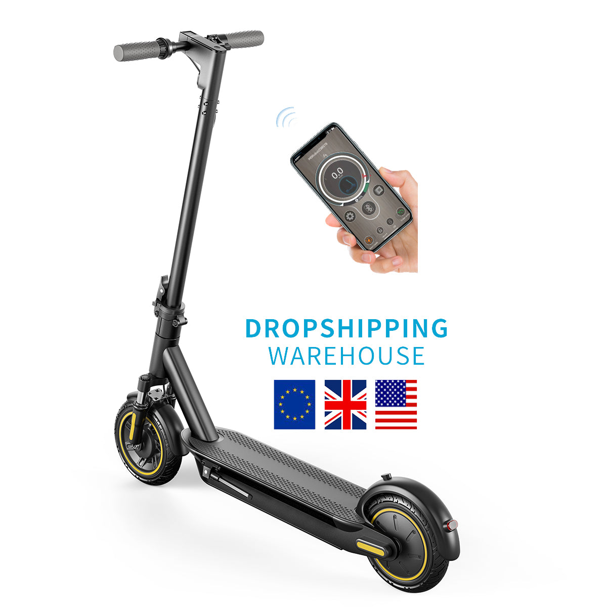 VeloEdge MAX — 10" Electric Scooter | 350W | 30 km/h | 60 km Range