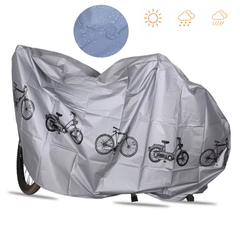 Bicycle Cover Bike Rain Cover PEVA 100X200Cm Dust Cover Sun Protection Sunshade MTB Mountain Bike Motorcycle All Seasons