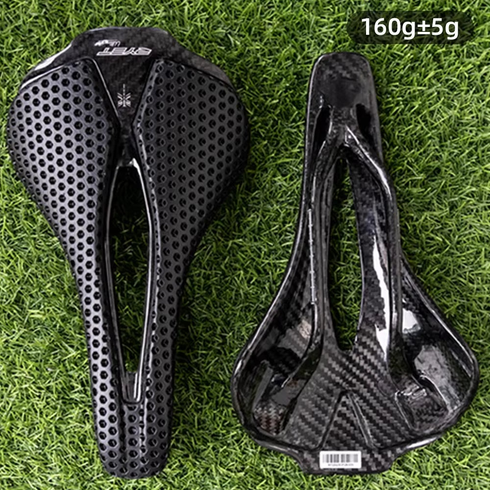 3D Printed Bicycle Saddle 120G Carbon Cushion Super Light Bike Seating for MTB Gravel Road Bike Seat Cycling Accessories