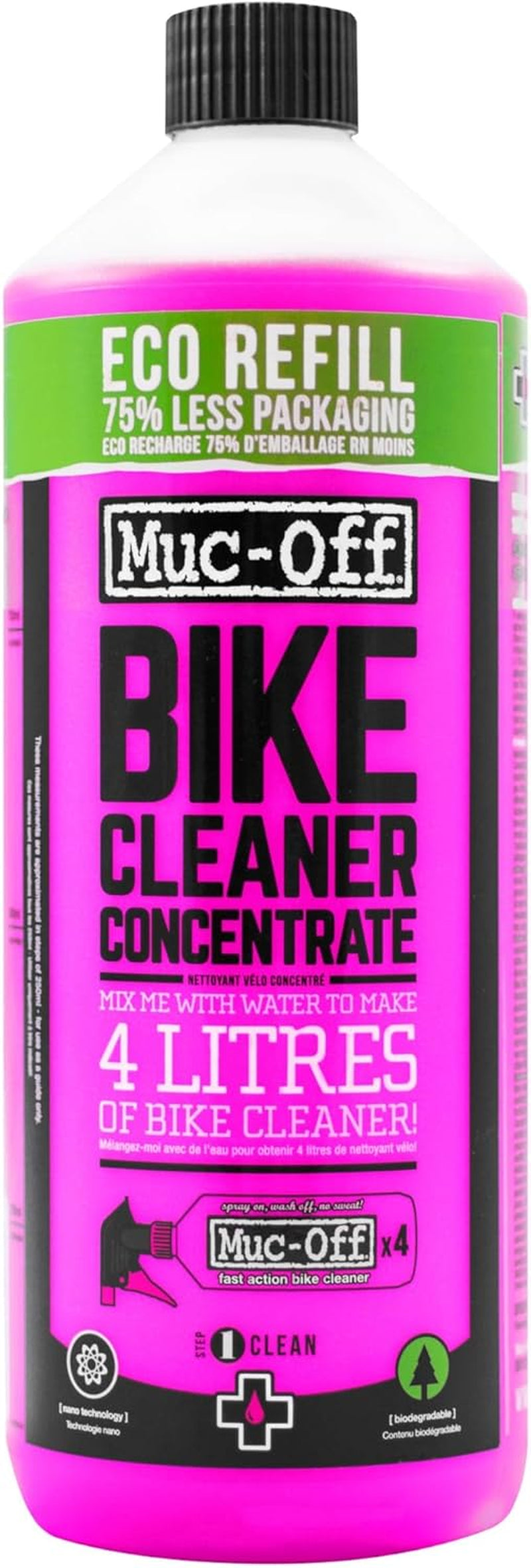 Muc-Off Nano Tech Bike Cleaner - Concentrated Bicycle Cleaning Solution