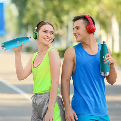 Edelstahl-Isolierflasche 750ml, BPA-frei, doppelwandig, auslaufsicher – Ideal für Sport, Radfahren, Fitness und Camping