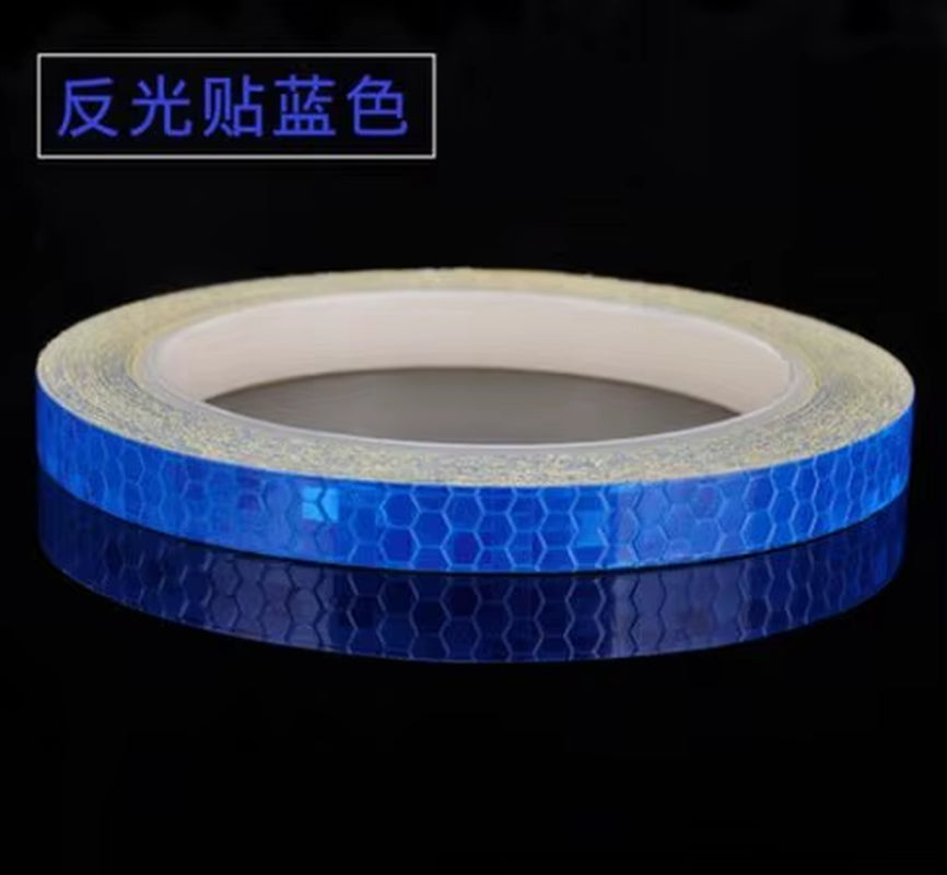 Reflective Bike Tape - Fluorescent Safety Strips For Bicycle, Helmet & Scooter