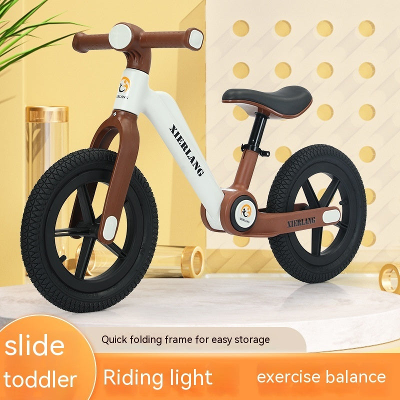 Kids Foldable Balance Bike — Pedal-Free | Ages 4–6 | Nylon & Fiberglass Frame