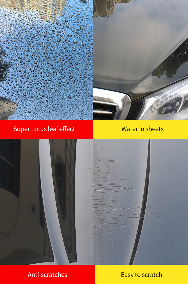 Nanometer Crystal Quick-acting Liquid Black And White Car Only Spray Waxing