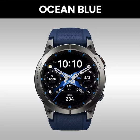 PRO GPS Smart Watch 1.43” HD AMOLED Display Built-In GPS Bluetooth Phone Calls Sports Smartwatch for Men