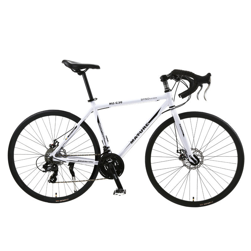 Aluminum Alloy Road Bike – 21 to 33 Speed, Double Disc Brake