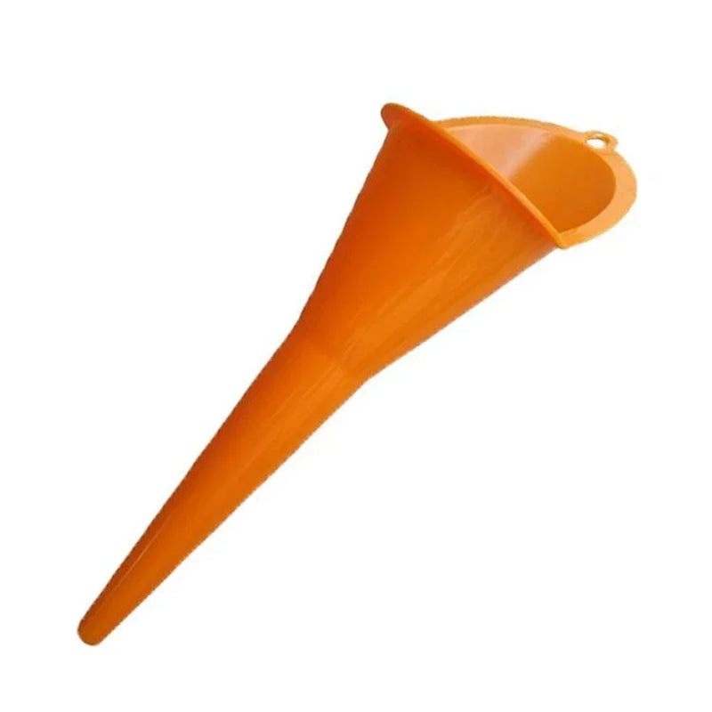 Car Long Stem Funnel Anti-Splash Gasoline Oil Filling Tool Plastic Car Truck Motor Oil Change Refueling Funnel Car Accessories