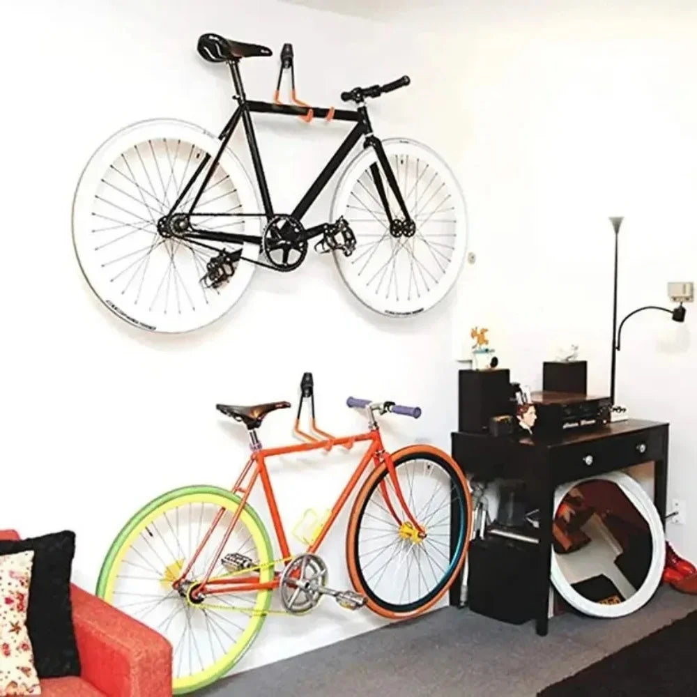 Sturdy Heavy Duty Metal Bike Wall Mount Hook - Ultimate Garage Organizer for Bicycles and More