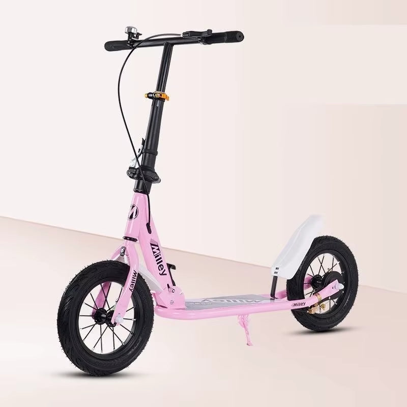 Scooter for Teens to Work Big Wheel Two-Wheel Foldable Urban Campus Mobility Scooter Hot New