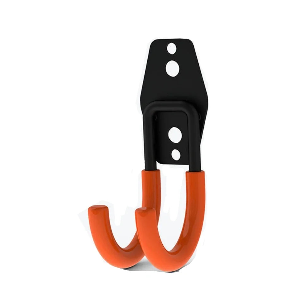 Sturdy Heavy Duty Metal Bike Wall Mount Hook - Ultimate Garage Organizer for Bicycles and More