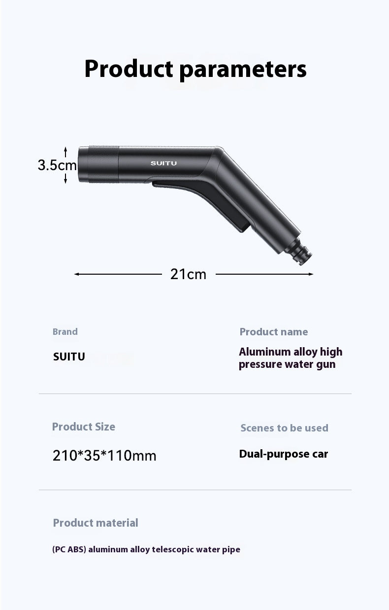 Household Artifact High-pressure Water Gun Telescopic Water Pipe