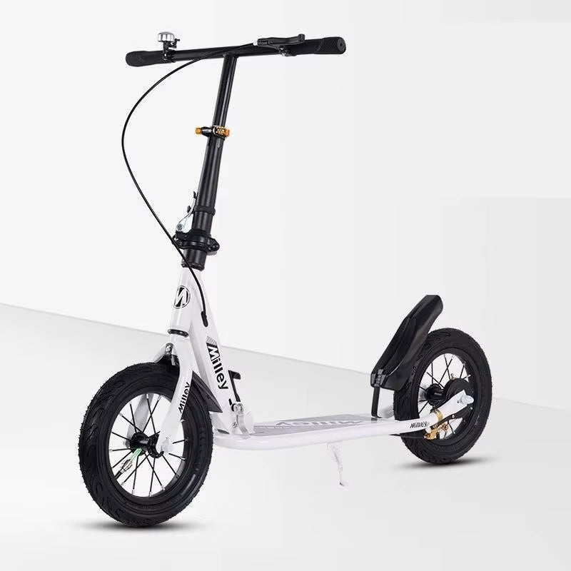 Scooter for Teens to Work Big Wheel Two-Wheel Foldable Urban Campus Mobility Scooter Hot New