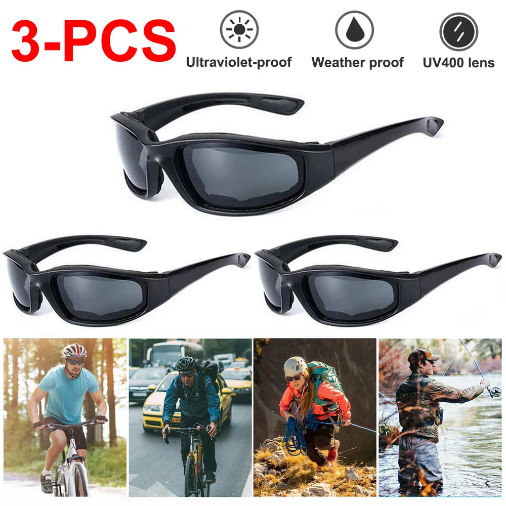 Fahrradbrille Sonnenbrille Sportbrille Polarisiert UV400 3 Farben Radbrille
