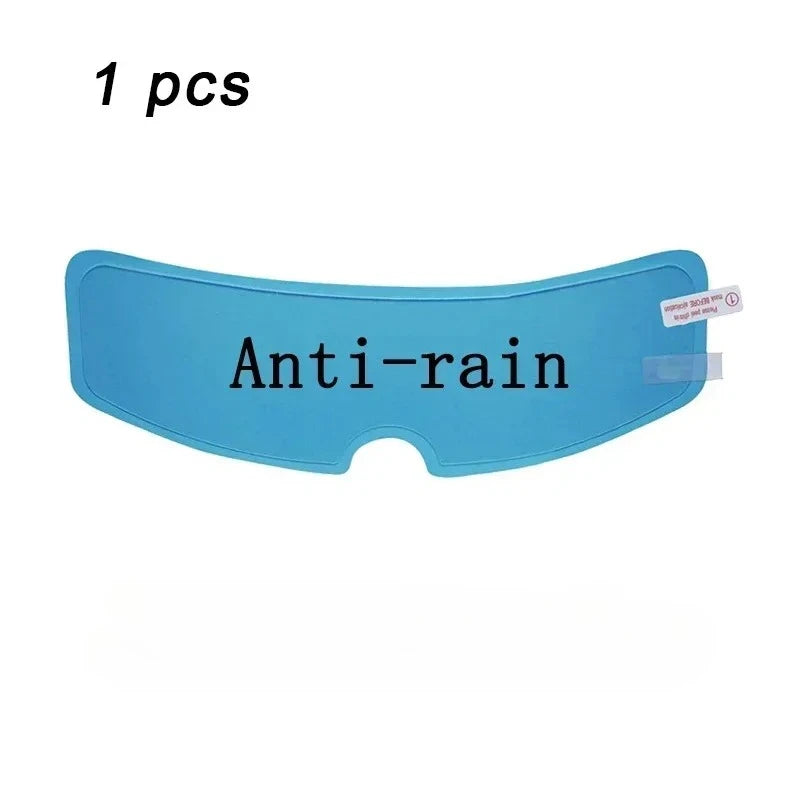 Crystal-Clear Motorcycle Helmet Anti-Fog Film Nano Rain-Repellent Night Day Riding Visor Shield Zero Distortion DIY Application