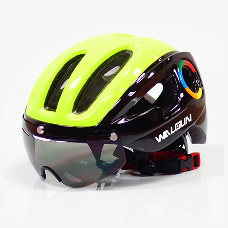 Ultraleve Capacete de Bicicleta para Homens Road Mtb Mountain Bike Capacete Lentes Óculos Equipamento de Ciclismo 9 Ventilações Casco Ciclismo