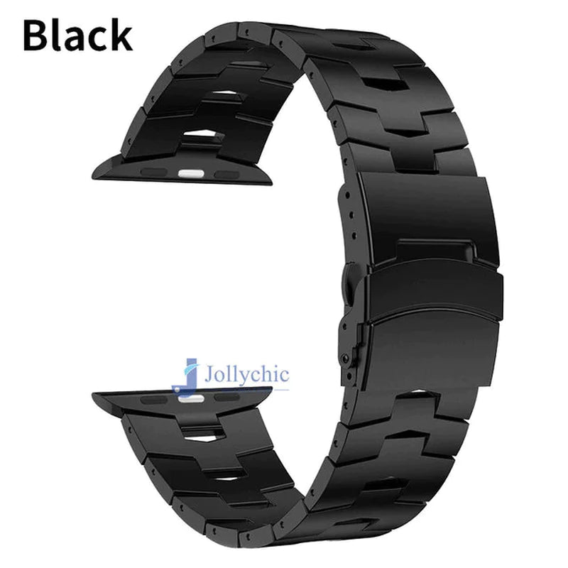 Titanium Metal Band for Apple Watch Series Ultra 8 7 6 Bracelet for 49Mm 45Mm 44Mm 42Mm 41Mm 40Mm 38Mm