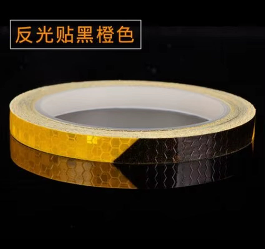 Reflective Bike Tape - Fluorescent Safety Strips For Bicycle, Helmet & Scooter
