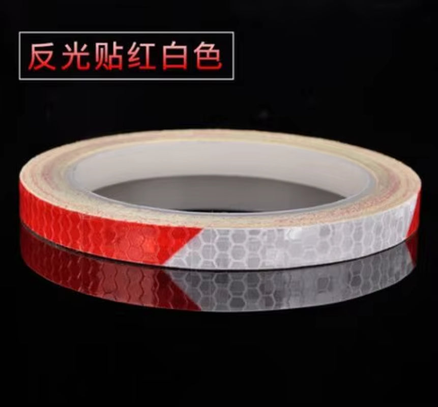 Reflective Bike Tape - Fluorescent Safety Strips For Bicycle, Helmet & Scooter