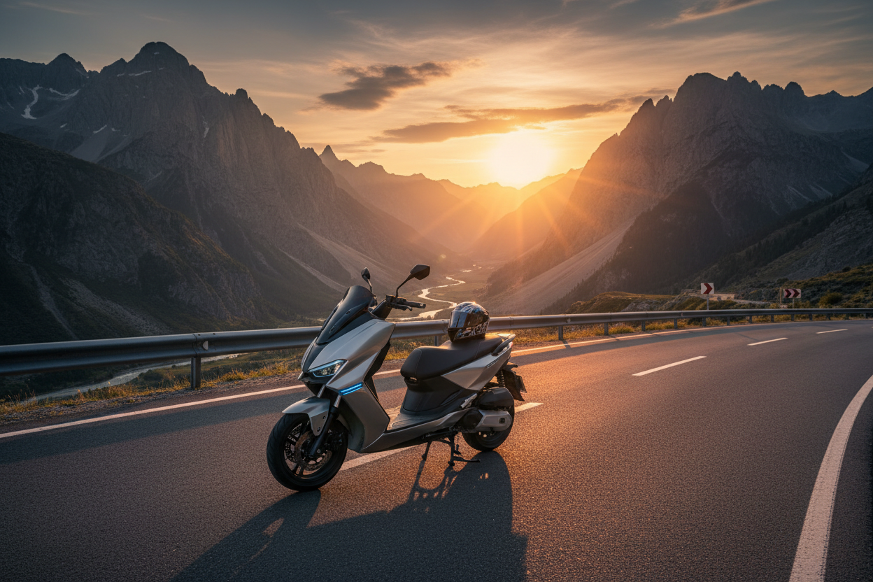 Scooter Mountain Landscape