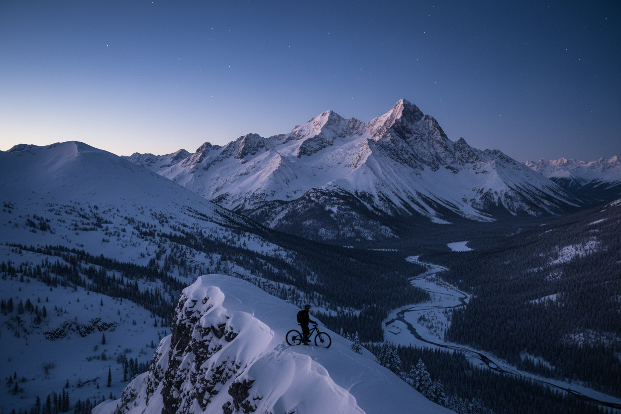Slide 3 - Snowy Peaks